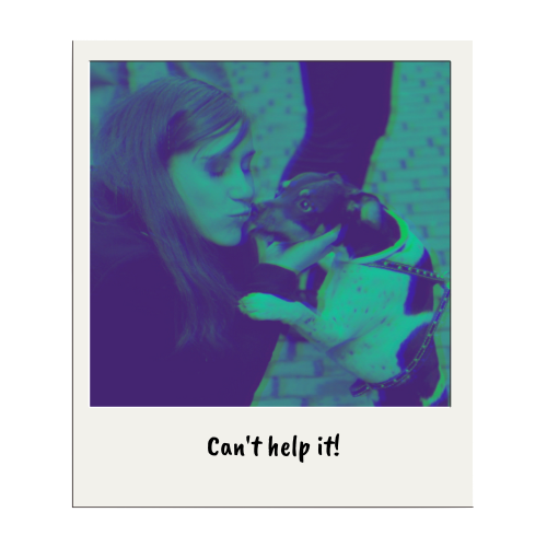 Me, kissing a dog